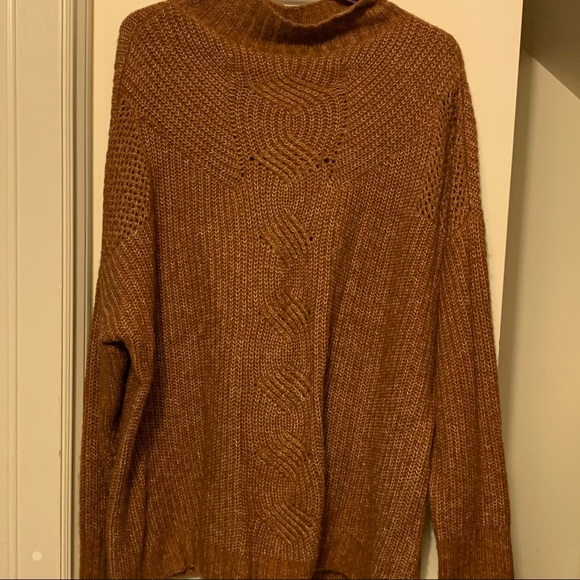 Maurices Size 1 Mock Neck Knot Sweater - Picture 1 of 4